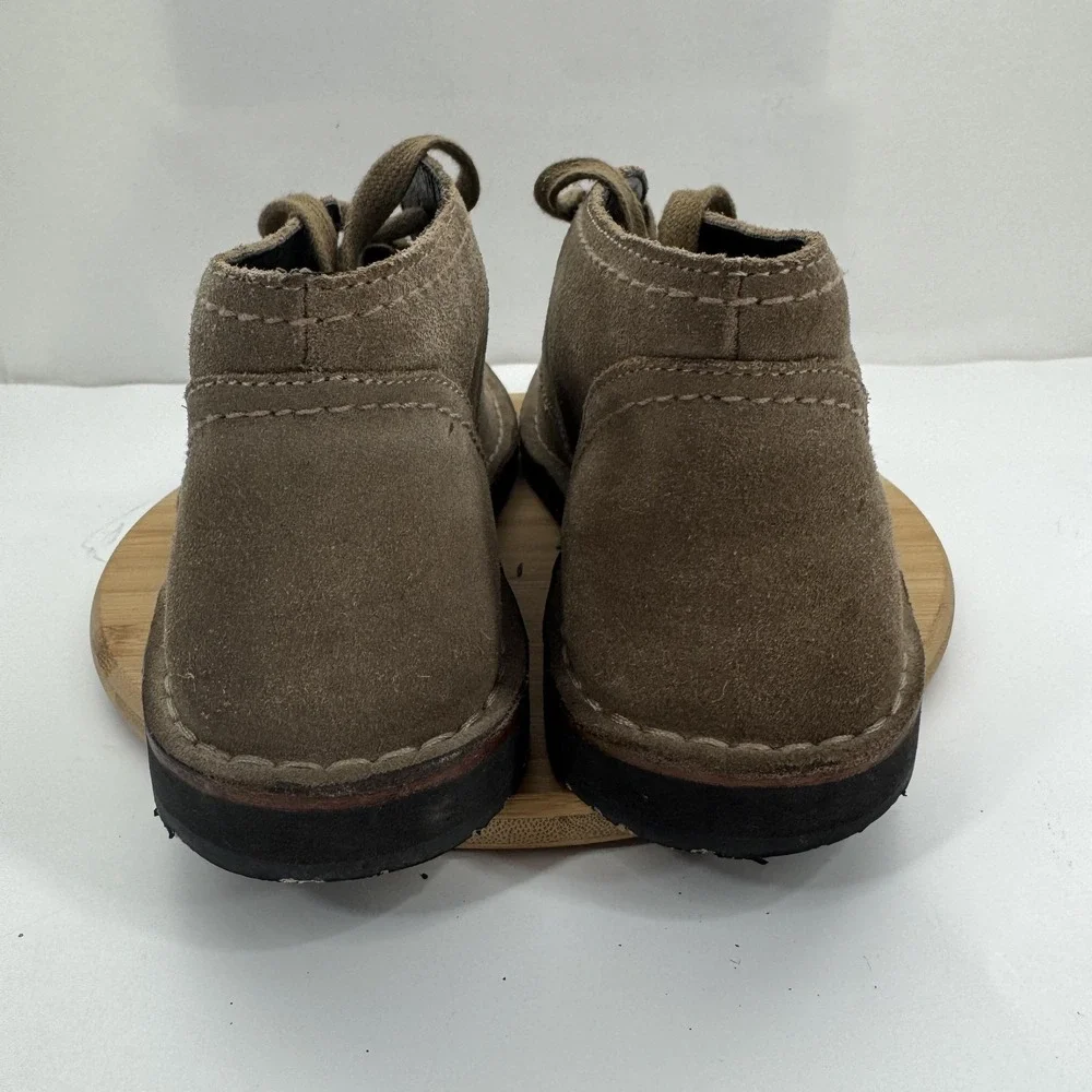 John Varvatos Boots Mens Size 7.5M Beige Suede Chukka Desert Lace Up Casual